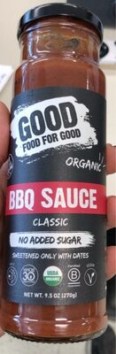 Classic Organic BBQ Sauce, Classic