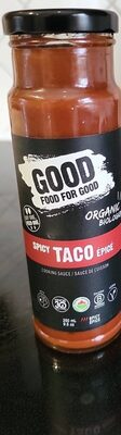 Spicy Taco Organic Vegan Mexican Cooking Sauce, Spicy Taco