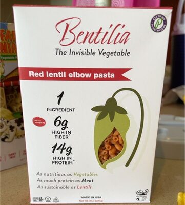 Red Lentils Pasta, Elbow