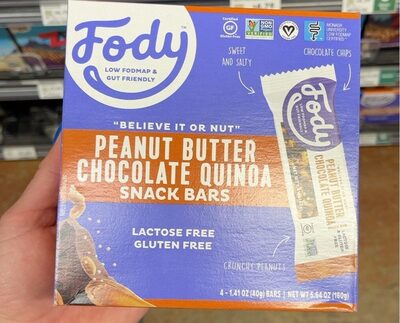 Peanut Butter Chocolate Quinoa Snack Bars, Peanut Butter Chocolate Quinoa