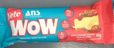 Lemon Strawberry Cheesecake Snack Bar, Lemon; Strawberry; Cheesecake