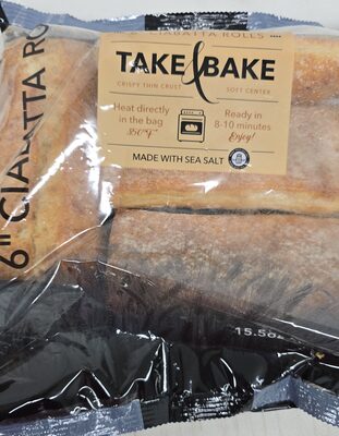6"" Ciabatta Rolls, Ciabatta