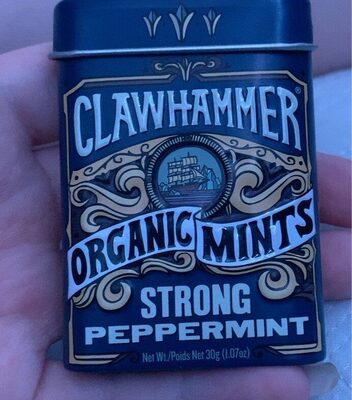 Strong Peppermint Organic Mints, Strong Peppermint