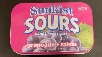 Grapeade Sugar Free Sours Candies, Grapeade