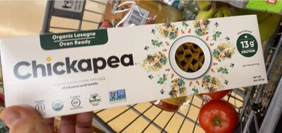 Organic Chickpeas And Lentils Pasta, Lasagne