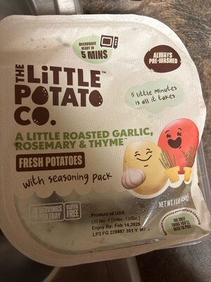 Garlic, Rosemary & Thyme Fresh Potatoes With Seasoning Pack, Garlic; Rosemary; Thyme