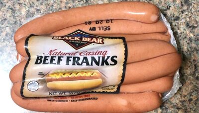 Beef Natural Casing Franks, Beef