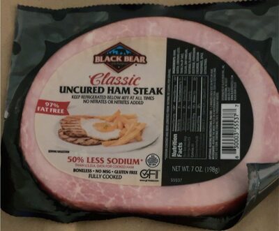 Black Bear Ham Steak, 7 Oz