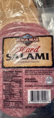 Black Bear Hard Salami, 6 Oz