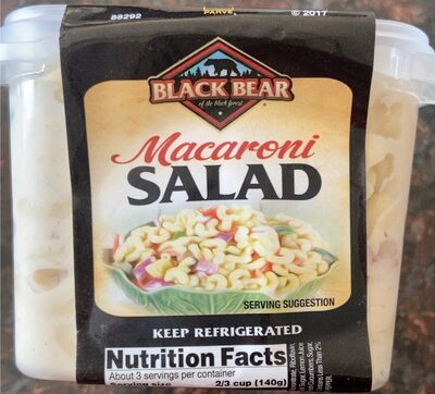 Black Bear Macaroni Salad, 16 Oz