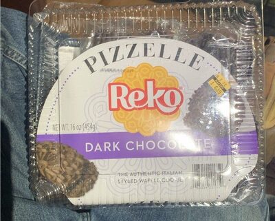 Dark Chocolate Pizzelle The Authentic Italian Styled Waffle Cookie, Dark Chocolate