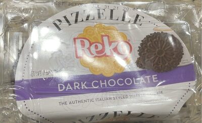 Dark Chocolate The Authentic Italian Waffle Cookie, Dark Chocolate