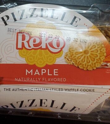 Maple Flavored Pizzelle The Authentic Italian Styled Waffle Cookie, Maple