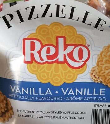 Vanilla Flavored The Authentic Italian Styled Waffle Cookie, Vanilla