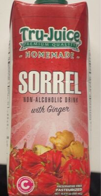 Sorrel Non-Alcoholic With Ginger Drink, Sorrel; Ginger