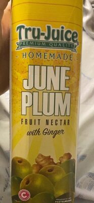 June Plum With Ginger Fruit Nectar, Ginger