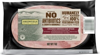 Uncured Smoked Ham Steak