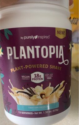 Protein 18 G Plant-Powered Shake, Tahitian Vanilla, Tahitian Vanilla
