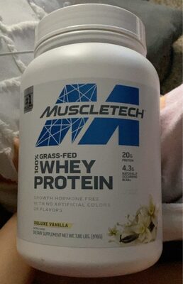 Deluxe Vanilla 100% Grass-Fed Whey Protein, Deluxe Vanilla