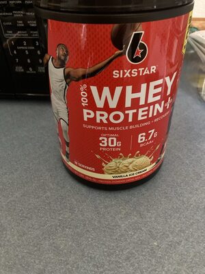100% Whey Protein Plus Supports Muscle Building & Recovery Immune Support From Vitamin C & Zinc Protein Powder Drink Mix, Vanilla Cream, Vanilla Cream
