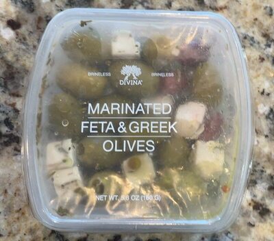 Feta Marinated & Greek Olives, Feta