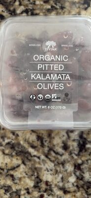 Kalamata Organic Pitted Olives, Kalamata