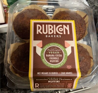 Banana Cocoa Crumble Muffins, Banana Cocoa Crumble