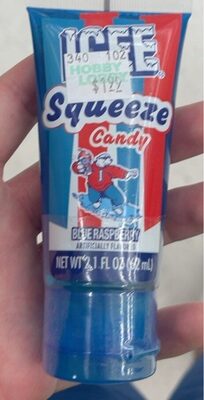 Icee, Squeeze Candy, Blue Raspberry, Blue Raspberry