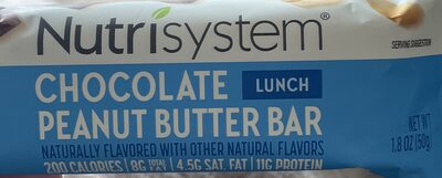 Chocolate Peanut Butter Flavored Lunch Bar, Chocolate Peanut Butter