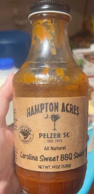 Carolina Sweet BBQ Sauce, Carolina Sweet