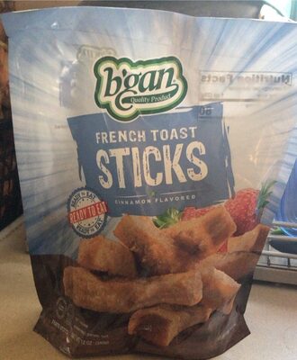Cinnamon Flavored French Toast Sticks, Cinnamon