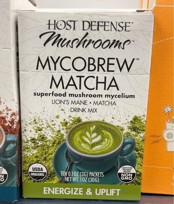 Mycobrew Matcha Energize & Uplift Drink Mix, Mycobrew Matcha