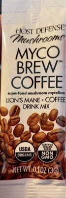 Mycobrew Coffee Drink Mix, Mycobrew Coffee