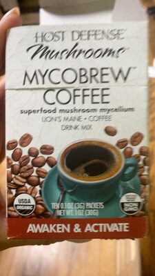 Mycobrew Coffee Awaken & Activate Drink Mix, Mycobrew Coffee