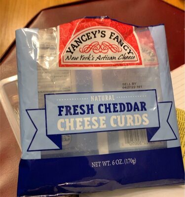 Natural Fresh Cheddar Cheese Curds, Fresh Cheddar