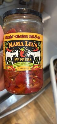 Pickled Mildly Spicy Peppers With Garlic In Oil, Mildly Spicy