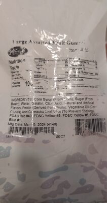 Albanese Assorted Wild Fruit Gummi Worms Candy, Assorted Wild Fruit