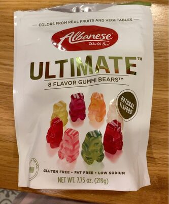 Gummi Bears, Alphonso Mango, Asian Pear, Black Currant, Blood Orange, Crimson Cranberry, Fuji Apple, Queen Pineapple, Rubus Raspberry