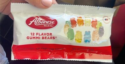 12 Flavor Gummi Bears, Cherry, Strawberry, Mango, Pineapple, Lemon, Orange, Green Apple, Watermelon, Pink Grapefruit, Lime, Blue Raspberry, Grape