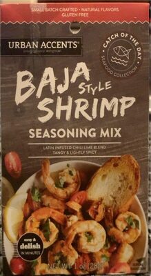 Baja Style Shrimp Latin Infused Chili Lime Blend Tangy & Lightly Spicy Seasoning Mix, Baja Style Shrimp