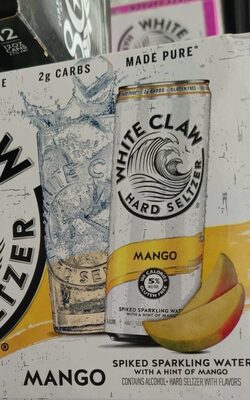 Mango Hard Seltzer Spiked Sparkling Water