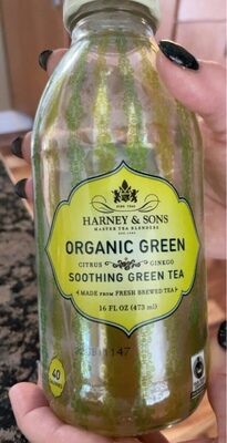 Green Citrus+Ginkgo Organic Iced Tea, Green Citrus+Ginkgo