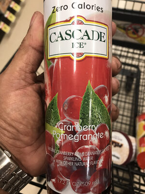 Cranberry Pomegranate Flavored Sparkling Water, Cranberry Pomegranate