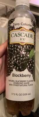 Blackberry Flavored Sparkling Water, Blackberry