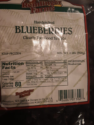 Remlinger Farms, Handpicked Blueberries
