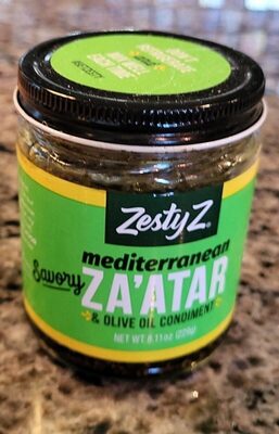 Mediterranean Savory Za'Atar & Olive Oil Condiment
