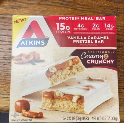 Vanilla Caramel Flavored Pretzel Bars, Vanilla Caramel