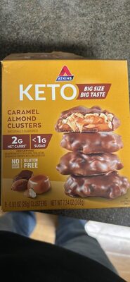 Caramel Almond Clusters, Caramel; Almond