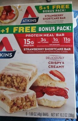 Strawberry Shortcake Protein Meal Bars, Strawberry Shortcake
