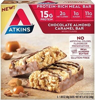 Chocolate Almond Caramel Bar, Chocolate Almond Caramel